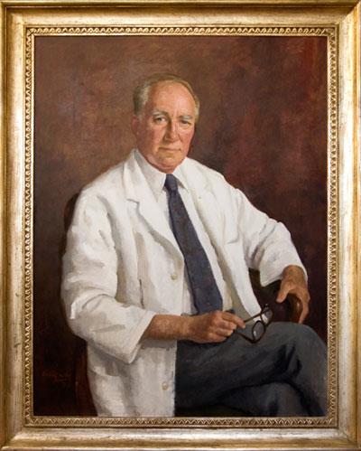 Figure 1: Adams, Raymond D., MD. Artist: Augusta, George | Date Created: 1977 | MGH Department Affiliation: Neurology.