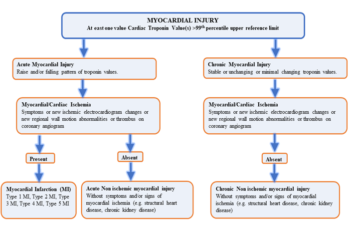 Figure 2: Myocardial Injury flow chart.