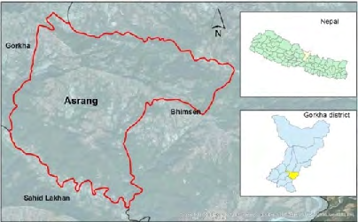 Figure 1: Location of study area.