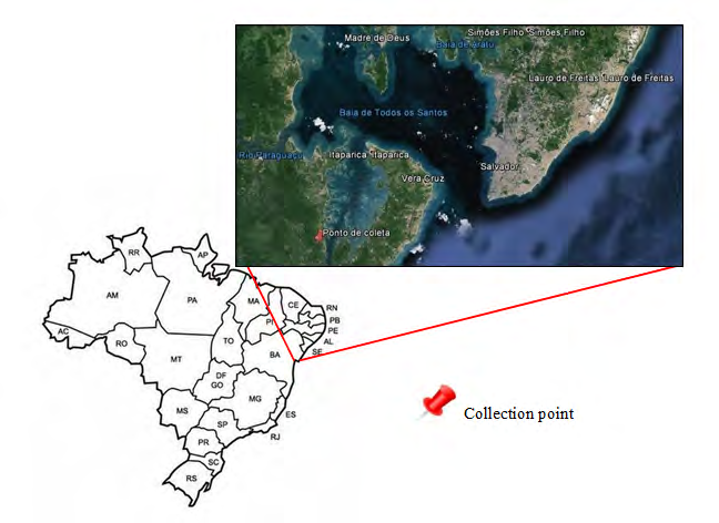 Figure 1: Location of collection area [12].