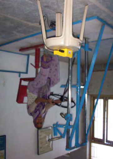 Figure 2: Torque Strength of both hands and Right leg strength Measurement in sitting posture.