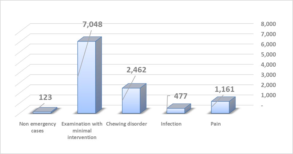 Figure 5: Reasons for emergency care during the COVID-19 period.