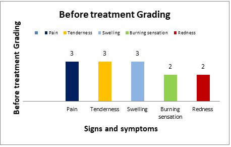 Figure 1: Before Treatment Grading.