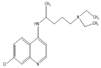 Figure 1: Chloroquine.