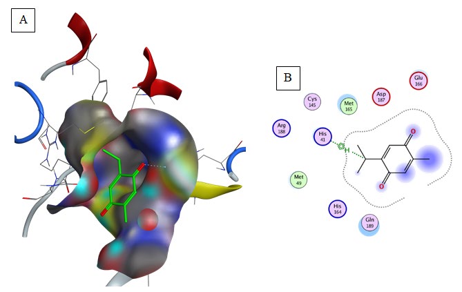 Figure 11: Pharmacophore Mapping of Gallic Acid. Cyan color- Hydrogen bonds Acceptor, purple color- Hydrogen bonds donor, orange color-Aromatic rings and green color-Hydrophobic group.
