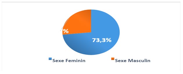 Figure 3: Distribution of victims of abuse by sex.