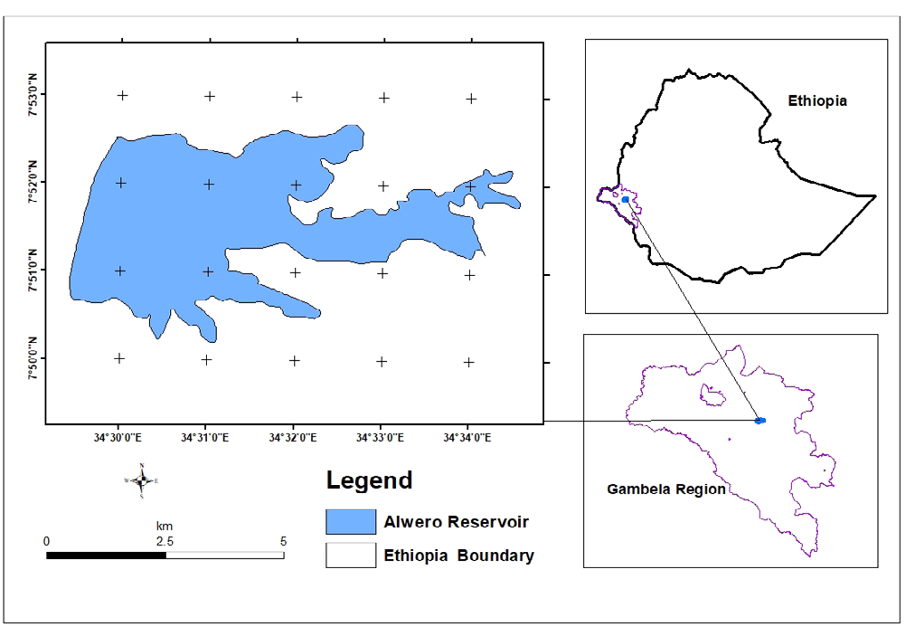 Figure 1: Map of the study area.