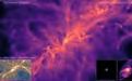 Figure 7: Large-scale cosmic evolution simulation.