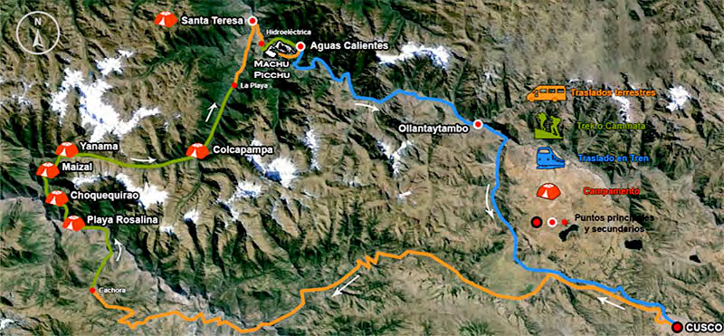 Figure 1: Macro-location of Choquequirao