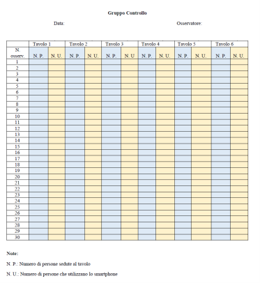 Figure 1: The image shows the grid used in the control phase.