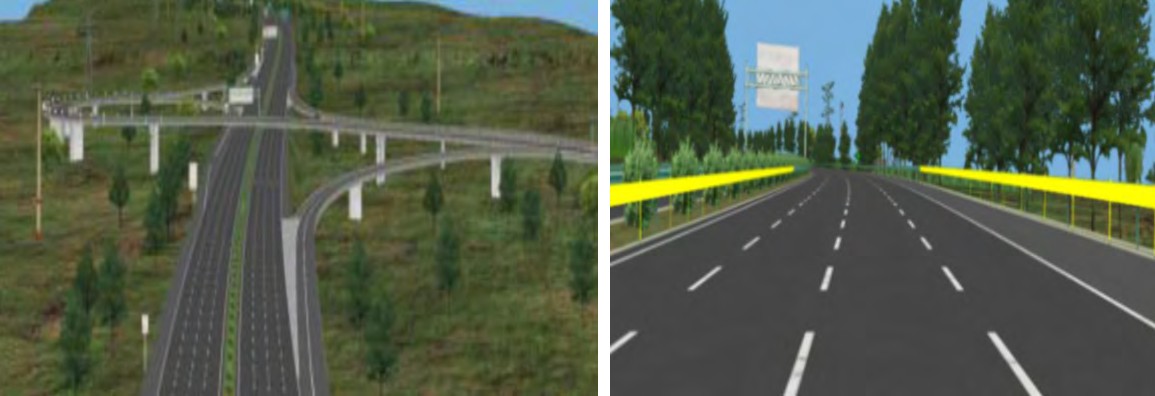 Figure 8: Driving simulator in Traffic Safety Research Lab, Fuzhou University, China.