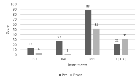 Figure 1: Instrument scores Case 1.