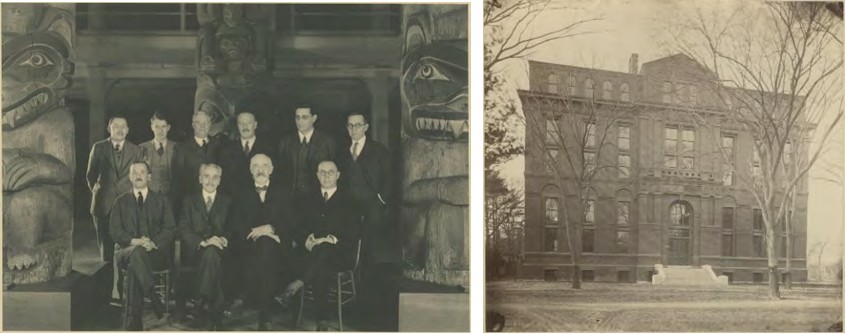 Figure 1: Director Reynolds and the Peabody Staff in 1930 during the peak collection era of the Peabody. ©Museum Collection. Courtesy of the Peabody Museum of Archaeology and Ethnology, Harvard University, PM2004.1.324.38 By Courtesy of the Peabody Museum of Archaeology and Ethnology [8].