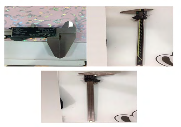 Figure 1: Verni caliper that used in anthropometric measurements.