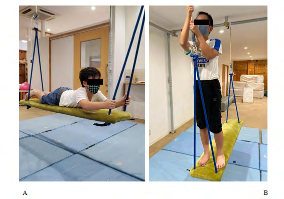 Figure 1: Getting on the swing.