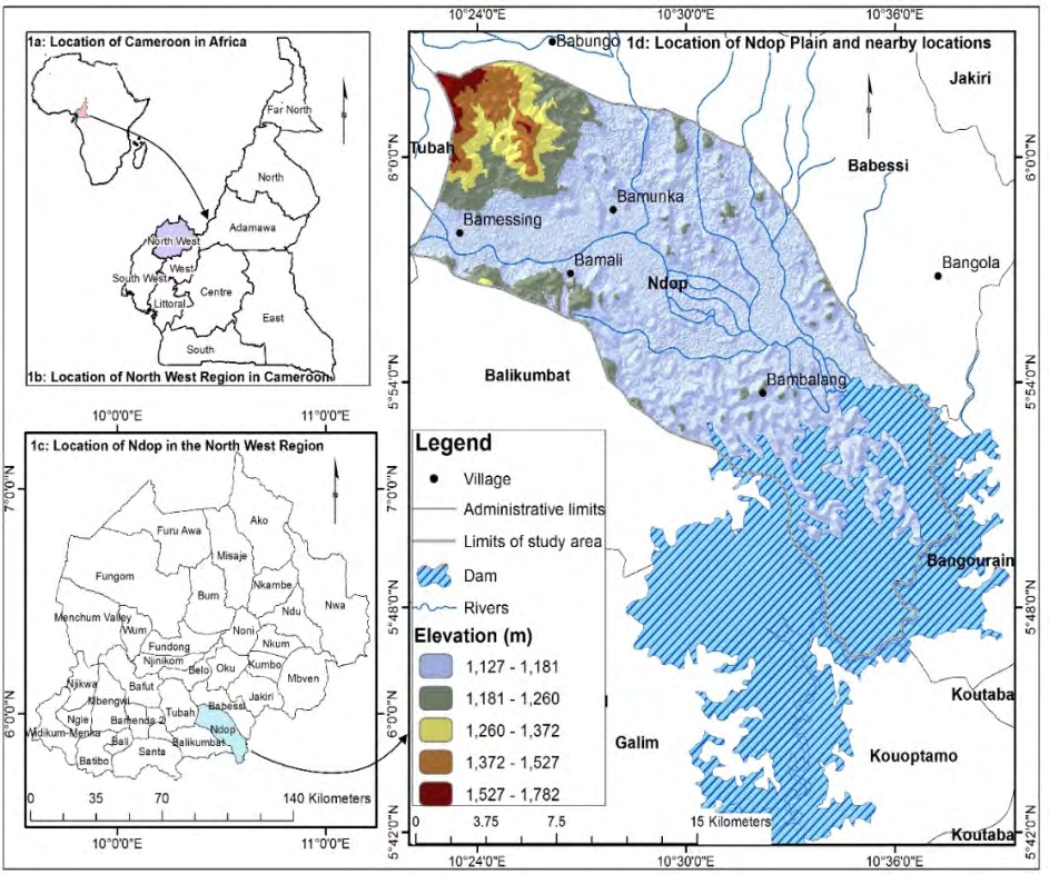 Figure 1: Location of the NDOP Plain.
