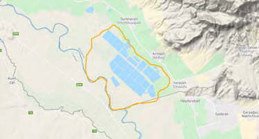 Figure 3: Location of Armash fish-farm IBA.