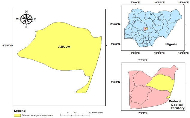Figure 1: Map of the Study Area.