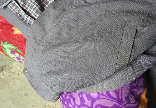 Figure 6: Suspected semen stains detected on Mattress lying in room No.2.
