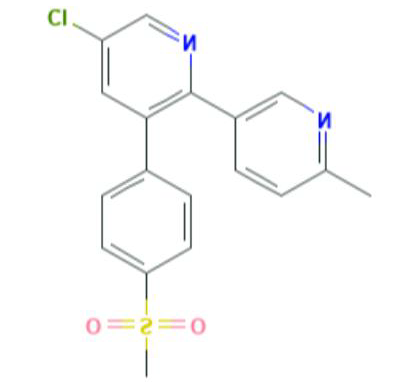 Figure 1: Chemical Structure of Etoricoxib.