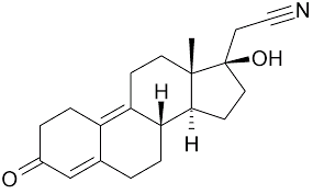 Figure 1: Structure of Dienogest.
