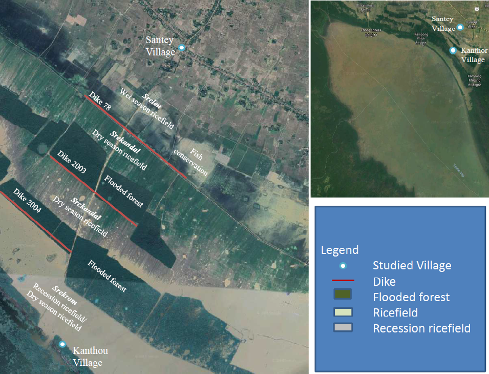 Figure 2: The Sre System, the Zoning and Block System for water management.