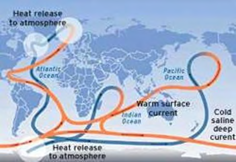 Figure 2: Ocean circulation system.
