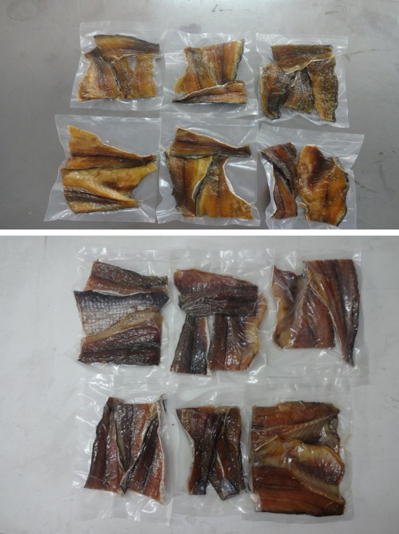 Figure 1: Flow chart for preparation of dried and smoked laminates from Pangasius sp.