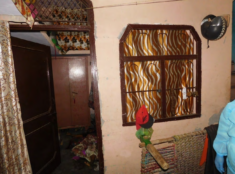 Figure 5: Outer view scene of crime i.e. room where incident took place.